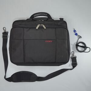 Codi Black Nylon 16" Laptop Briefcase